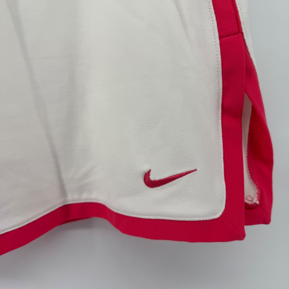 Nike Skort Women's size Small White Pink trim Dri-FIT Tennis Golf Athletic Skirt - Picture 3 of 9